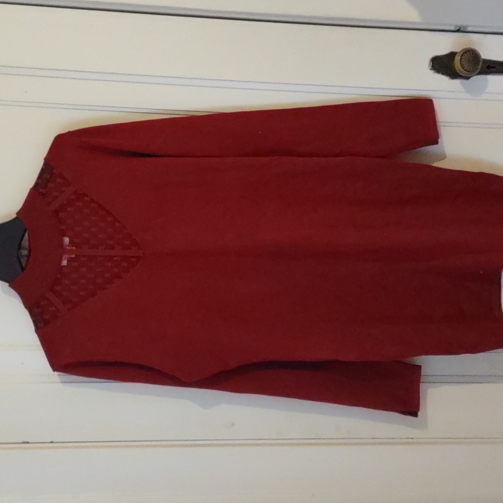 Red Sweater Dress